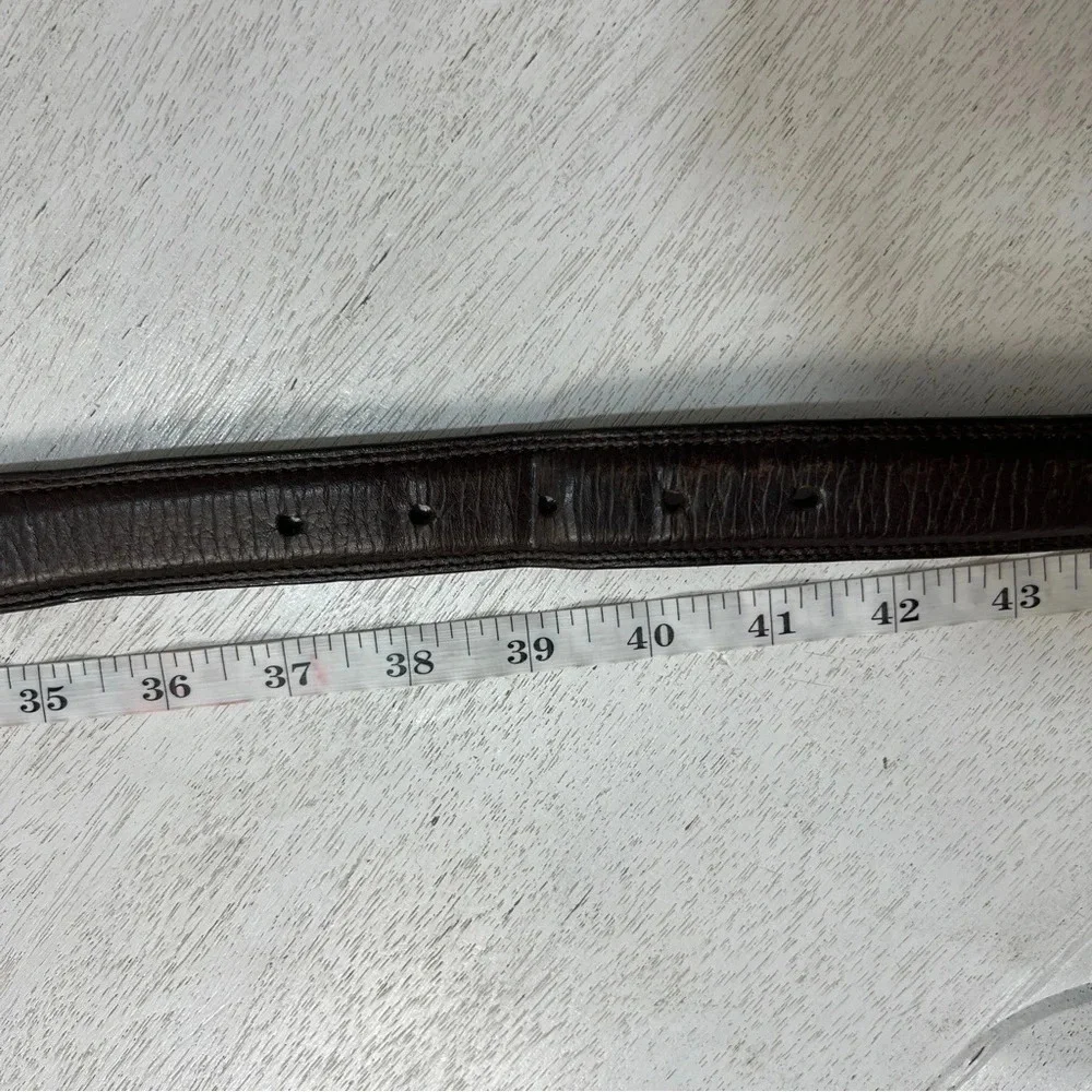Cole Haan Belt Brown Leather 37-41” hole‎ range